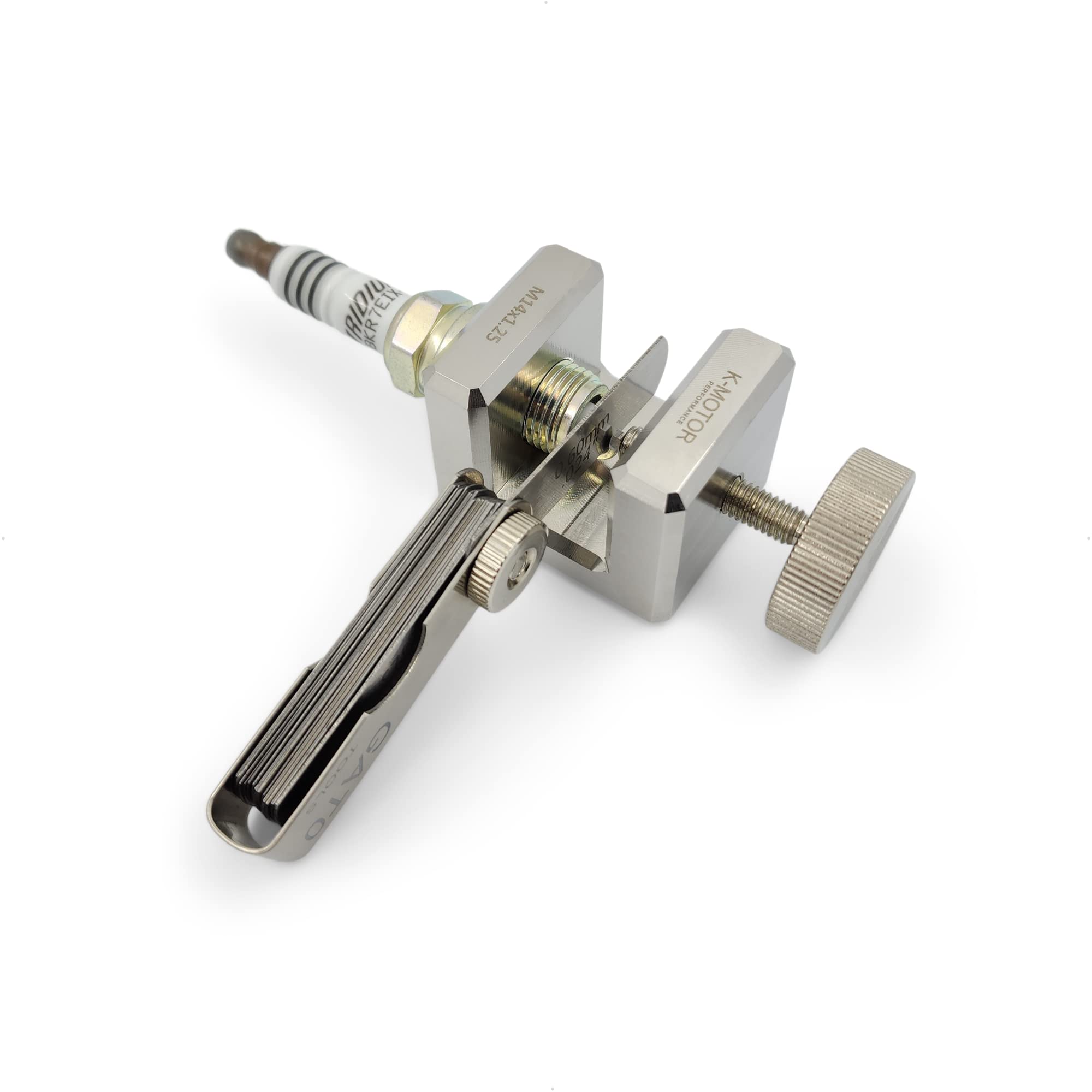K-Motor Spark Plug Gap Tool with Feeler Gauge (M14 x 1.5